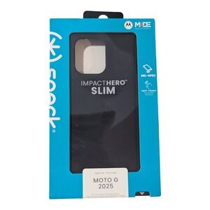B6-O Speck - ImpactHero Slim Case for Moto G 2025 - Black